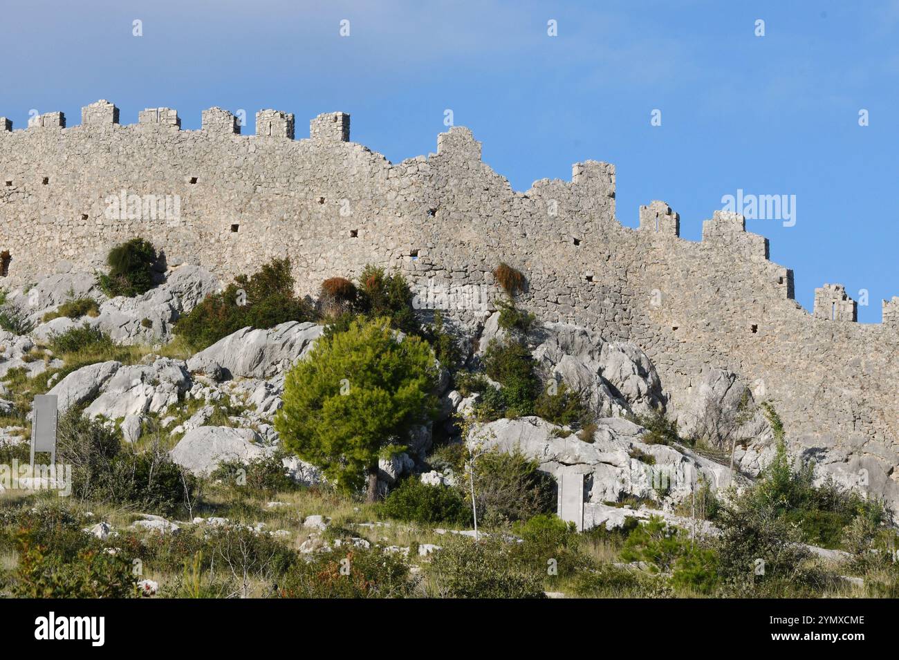 Photo taken on November 23, 2024. shows the Wall of Ostrica in coastal ...