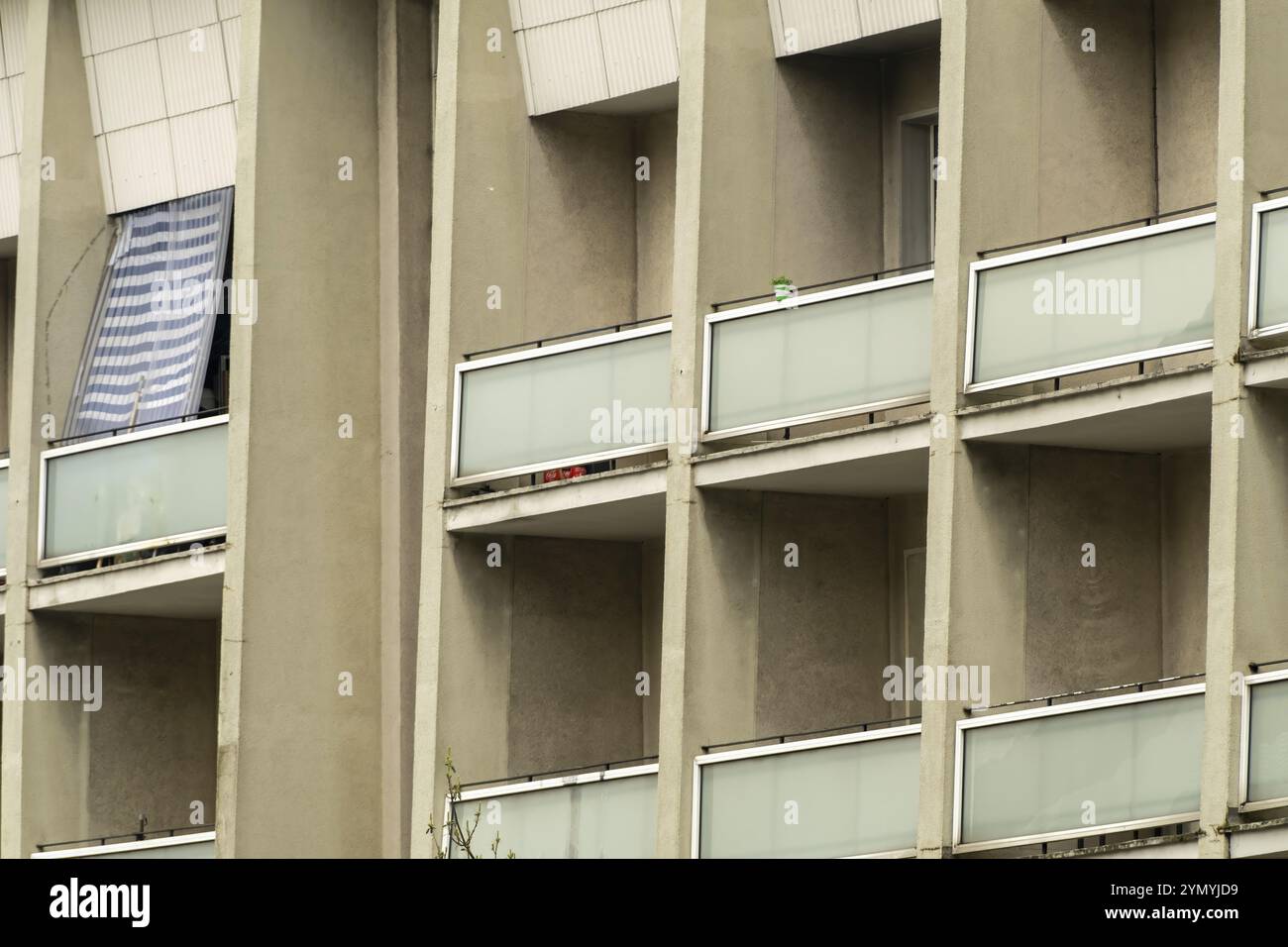 Facade of residential buildings in a city center Stock Photo - Alamy