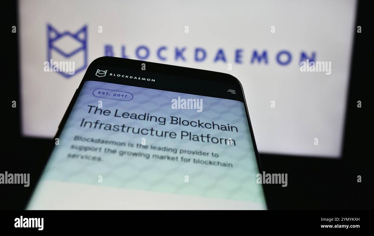 Blockdaemon logo hi-res stock photography and images - Alamy