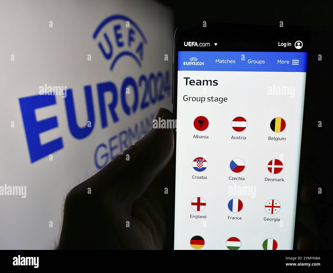 Euro 2024 logo hi-res stock photography and images - Alamy