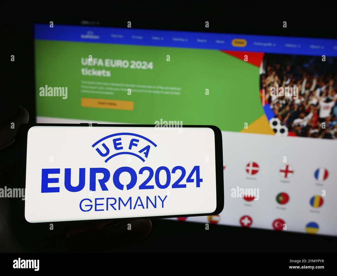Euro 2024 logo hi-res stock photography and images - Alamy