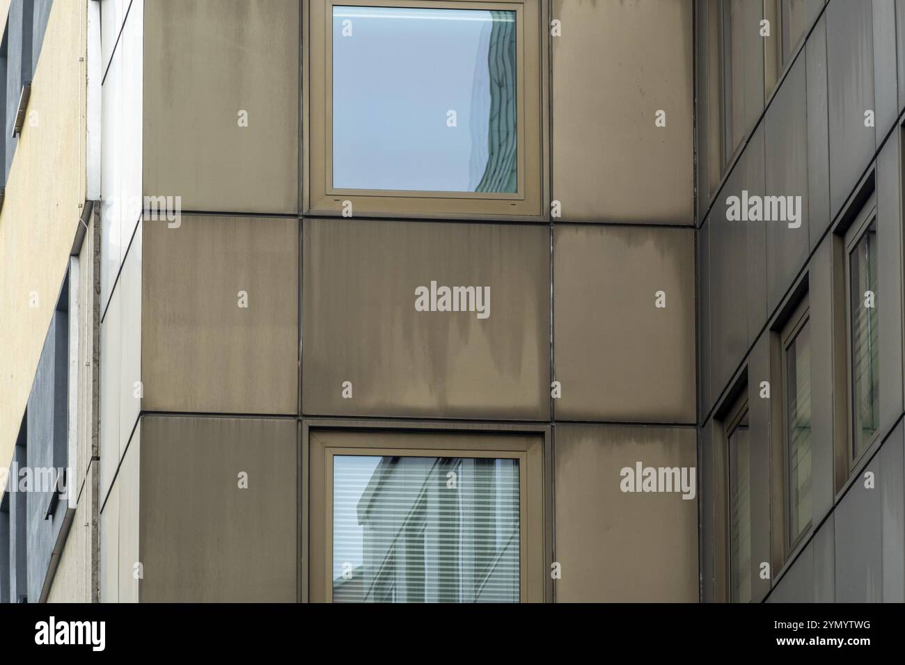 Facade of residential buildings in a city center Stock Photo - Alamy