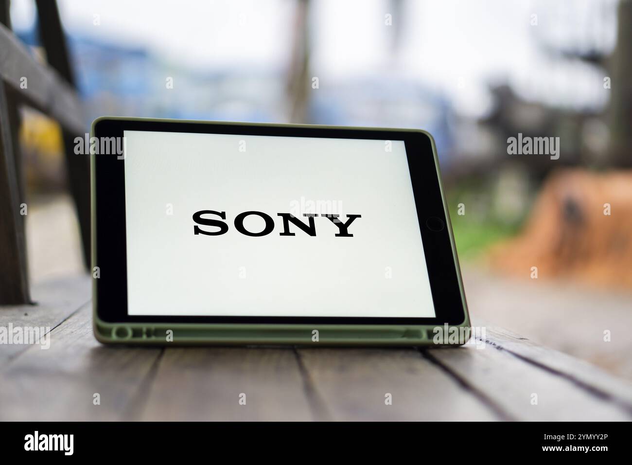 Brand names sony logo hi-res stock photography and images