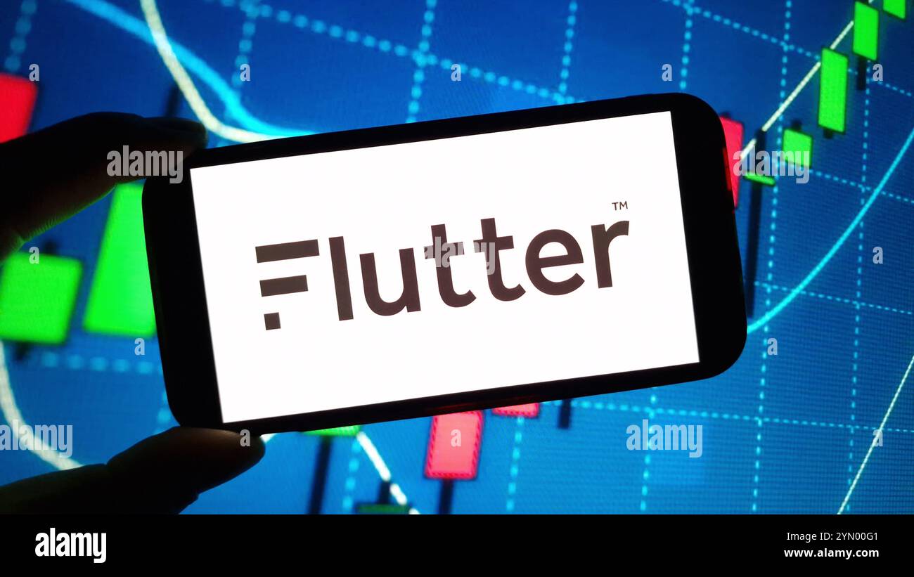 Flutter logo hi-res stock photography and images - Alamy