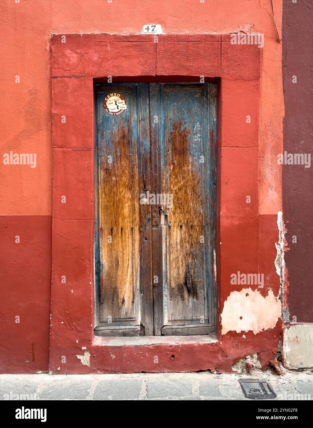 Calle Relox 47, San Miguel de Allende, Mexico. - Smartphone Captured Stock Image