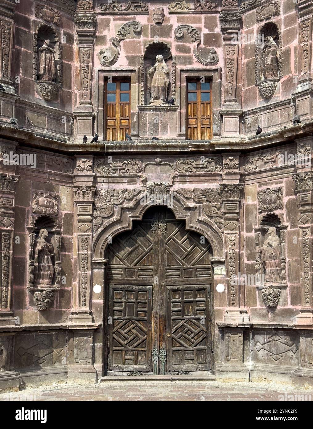 Templo de Nuestra Seńora de la Salud, San Miguel de Allende, Mexico. - Smartphone Captured Stock Image