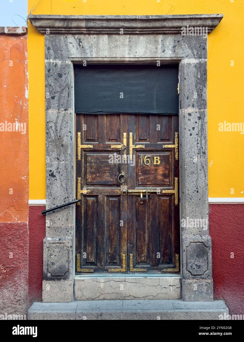 Calle Hernández Macías 16B, San Miguel de Allende, Mexico. - Smartphone Captured Stock Image