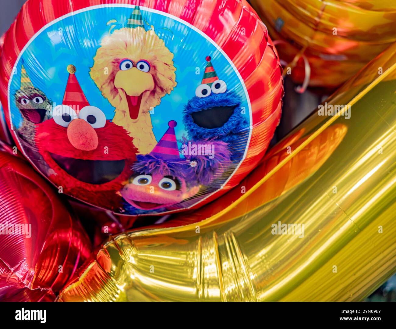 detail-image-of-sesame-street-balloons-at-a-child-s-birthday-party