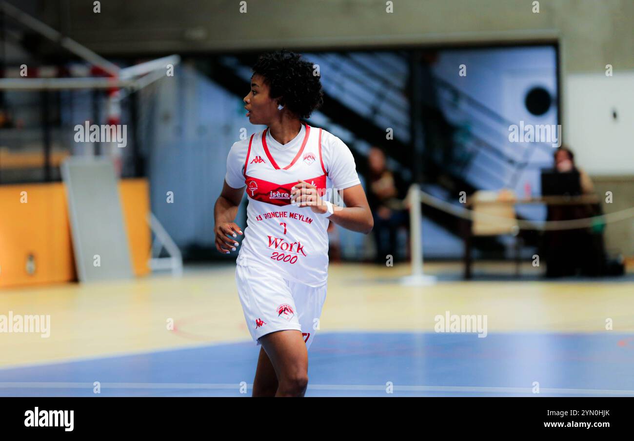 Maelynn Maelynn Elmira-Eudaric (7 Meylan) in action during French Women's ...