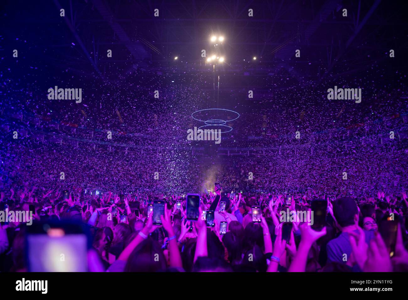 The Script O2 London 2024 Lead guitarist ben weaver hi-res stock photography and images - Alamy