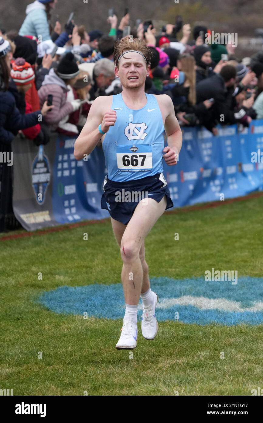 Parker Wolfe of North Carolina places seventh in 28:50 2 during the Parker Wolfe of North Carolina places seventh in 28:50 2 during the