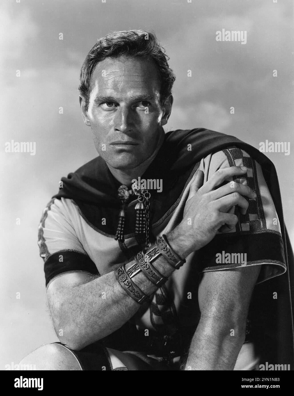 Actor Charlton Heston in 'Ben-Hur' (MGM, 1959) publicity photo Stock Photo