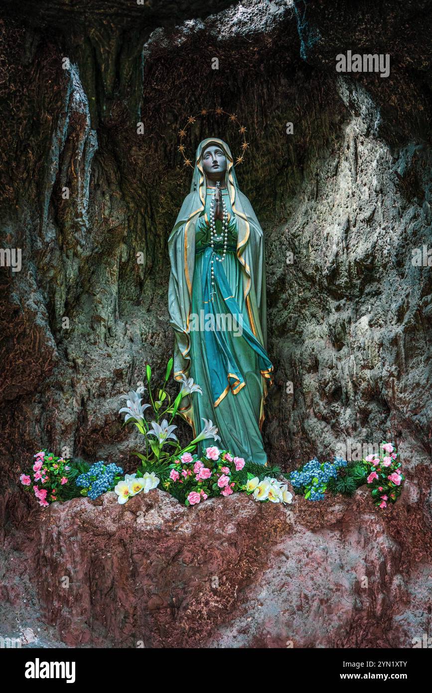Saint Rocks A figure of a saint in the rock Stock Photo - Alamy