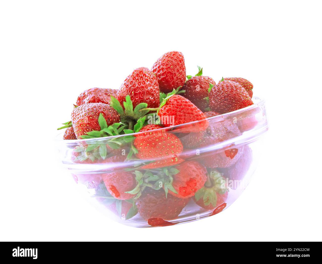 Strawberries glass half hi-res stock photography and images - Alamy