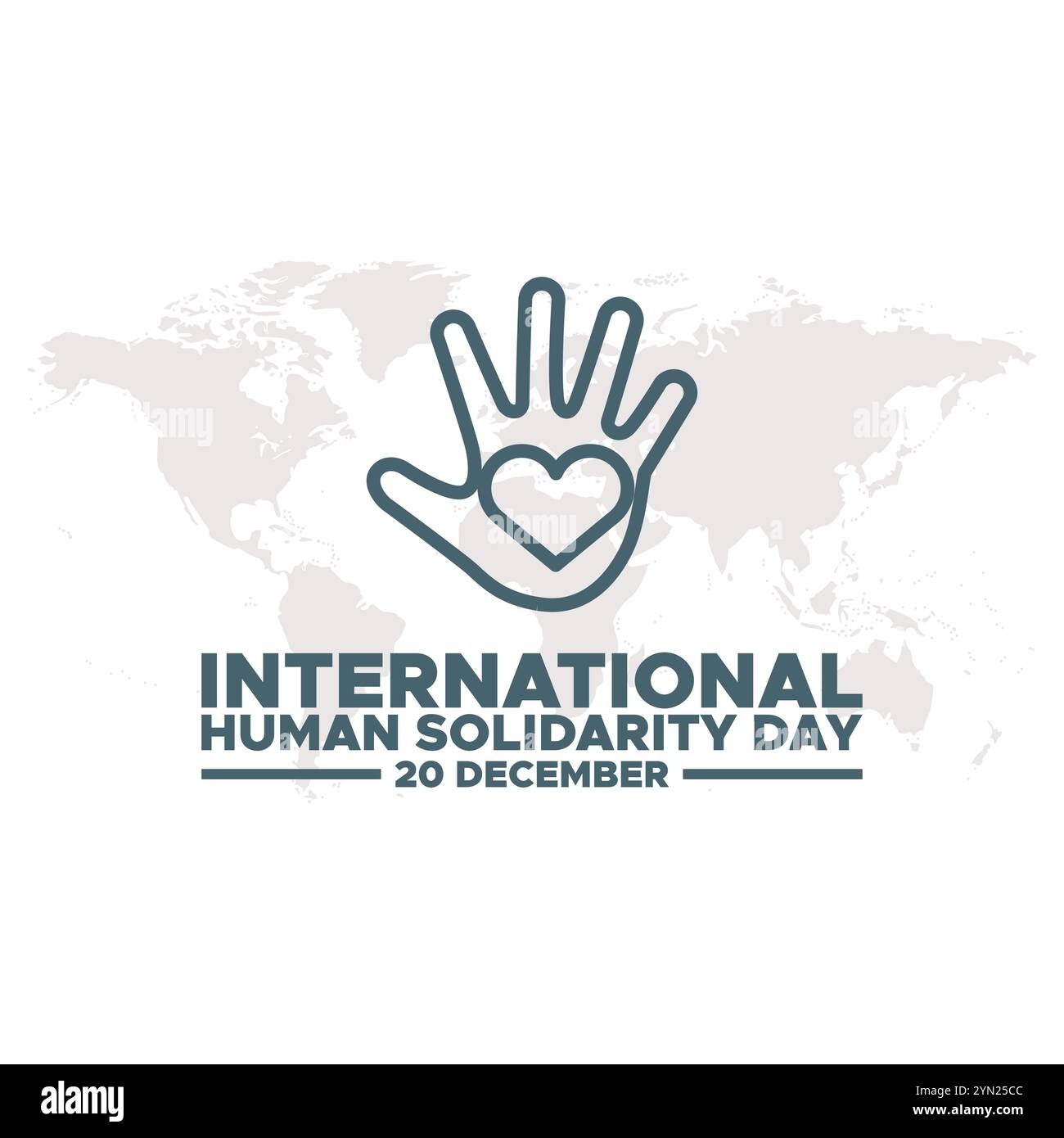 International Human Solidarity Day. Human Solidarity Day Creative
