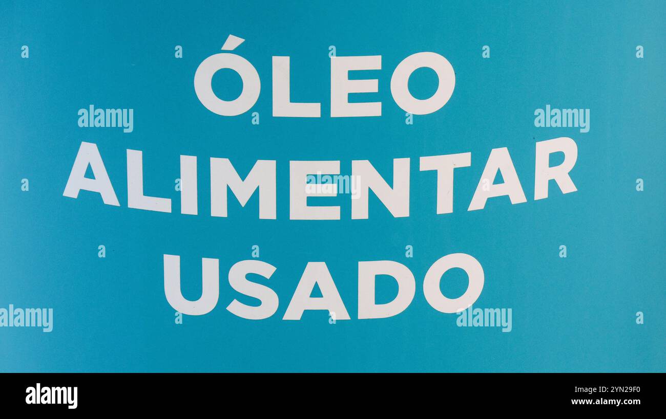Oleo alimentar usado hi res stock photography and images alamy