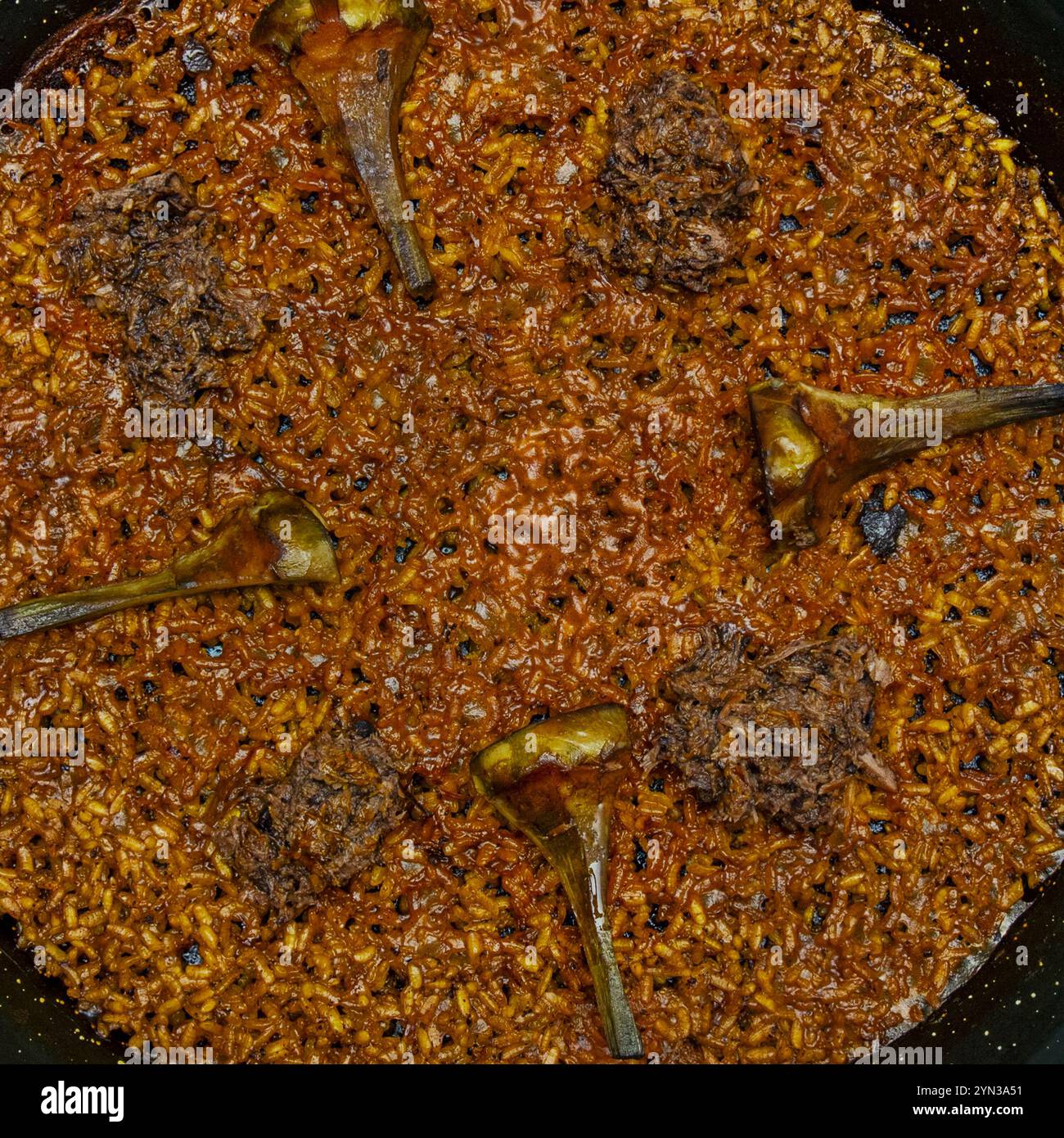 The rice: Choose a good quality rice, such as bomba or redondo Stock ...