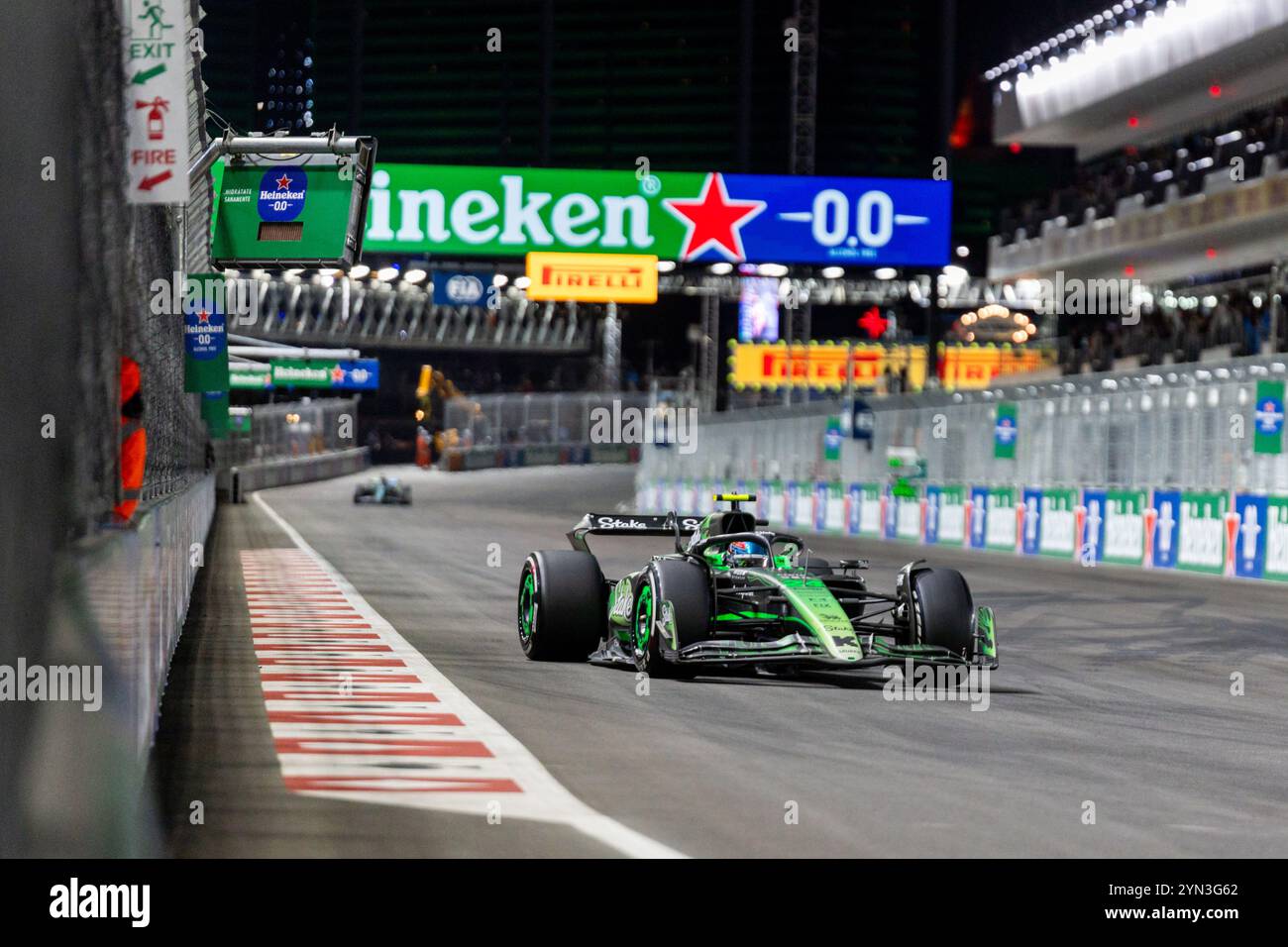 23rd November 2024; Las Vegas, Nevada, USA. F1 Las Vegas Grand Prix; Race Day; Zhou Guanyu (24