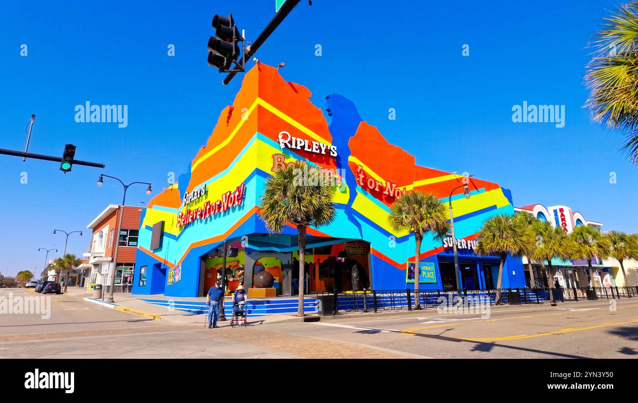 Ripleys Belive it or not at Myrtle Beach SC - MYRTLE BEACH, UNITED STATES - OCTOBER 28, 2024 Stock Photo
