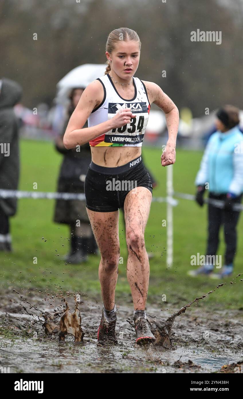Isobelle Jones Of Wolverhampton Bilston AC Competing In The U17 U20 