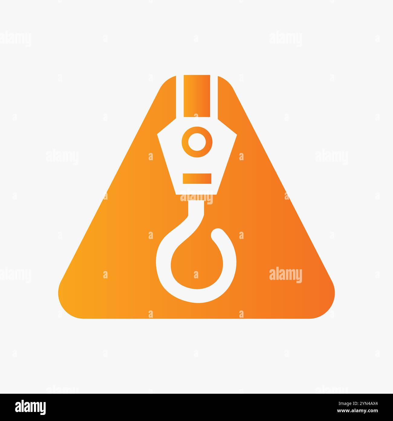 Letter A Crane Logo Concept For Construction Symbol Vector Template Stock Vector
