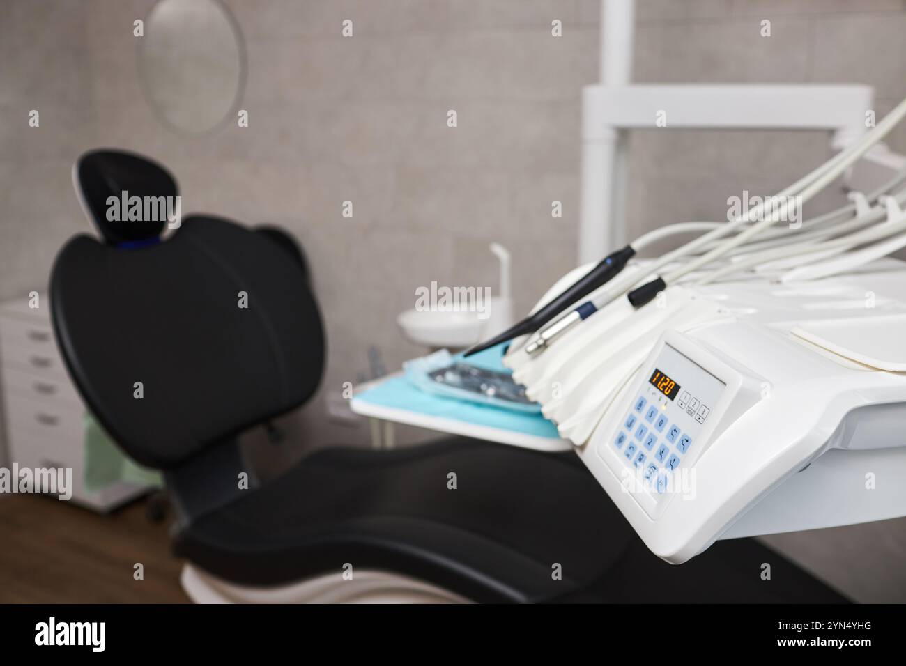 Modern Dental Office Featuring Advanced Equipment Stock Photo