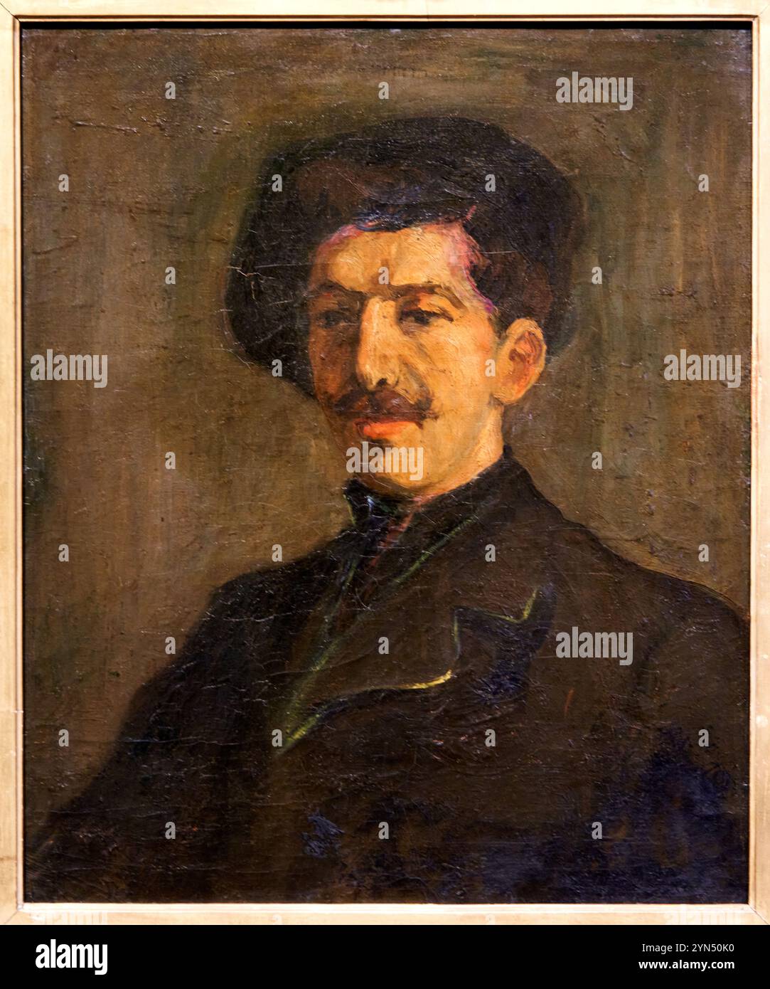 Basque type, c. 1903-1910, Eveli Torent, (1876-1940), Between Els Quatre Gats and Freemasonry, MNAC, Museu Nacional  D’Art de Catalunya, Barcelona, Sp Stock Photo