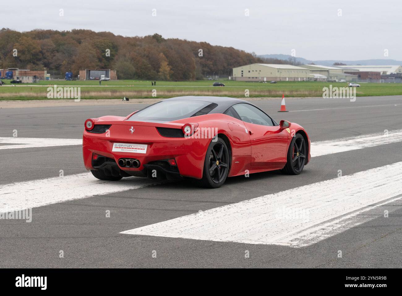 A Ferrari 458 Spider at Dunsfold racetrack, Surrey, UK Stock Photo - Alamy