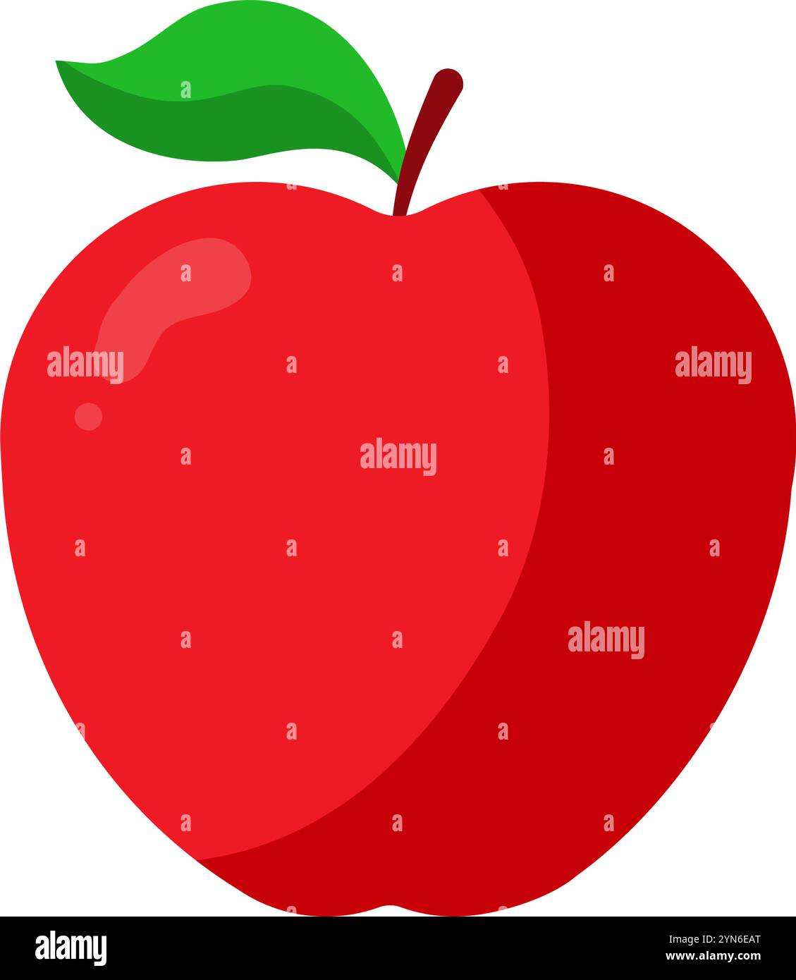 fresh apple - vector illustration Stock Vector Image & Art - Alamy