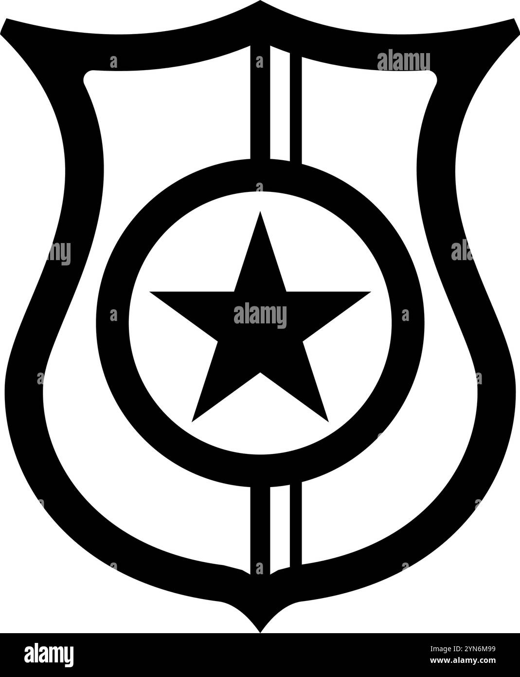 police badge, police - vector icon Stock Vector Image & Art - Alamy