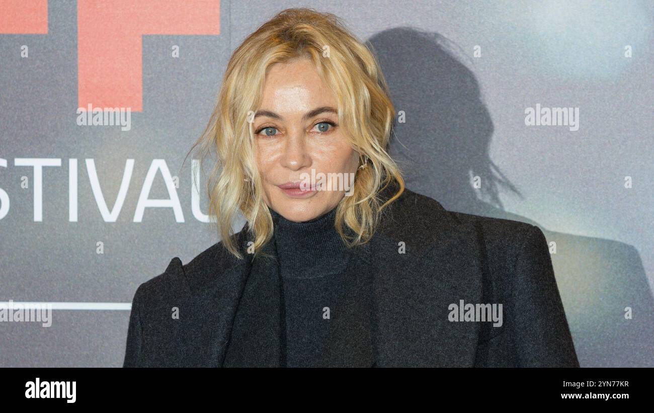 Turin, Italy. 24th Nov, 2024. French actress Emmanuelle Béart photocall at 2024 Torino Film Festival Credit: Marco Destefanis/Alamy Live News Stock Photo