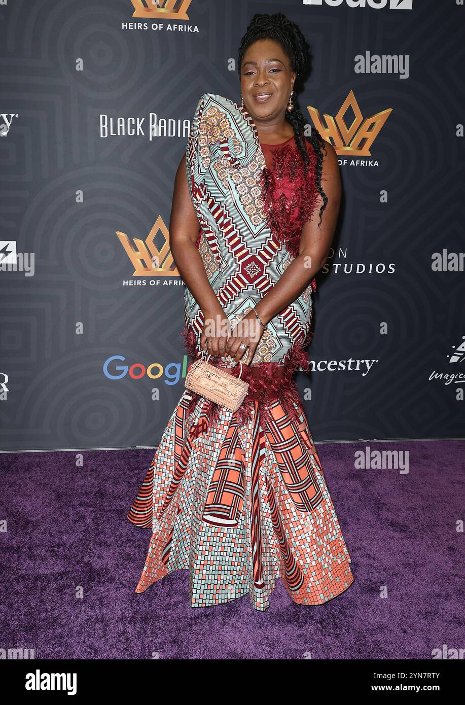 Los Angeles, USA. 24th Nov, 2024. Aba Blankson arrives at The Heirs Of ...
