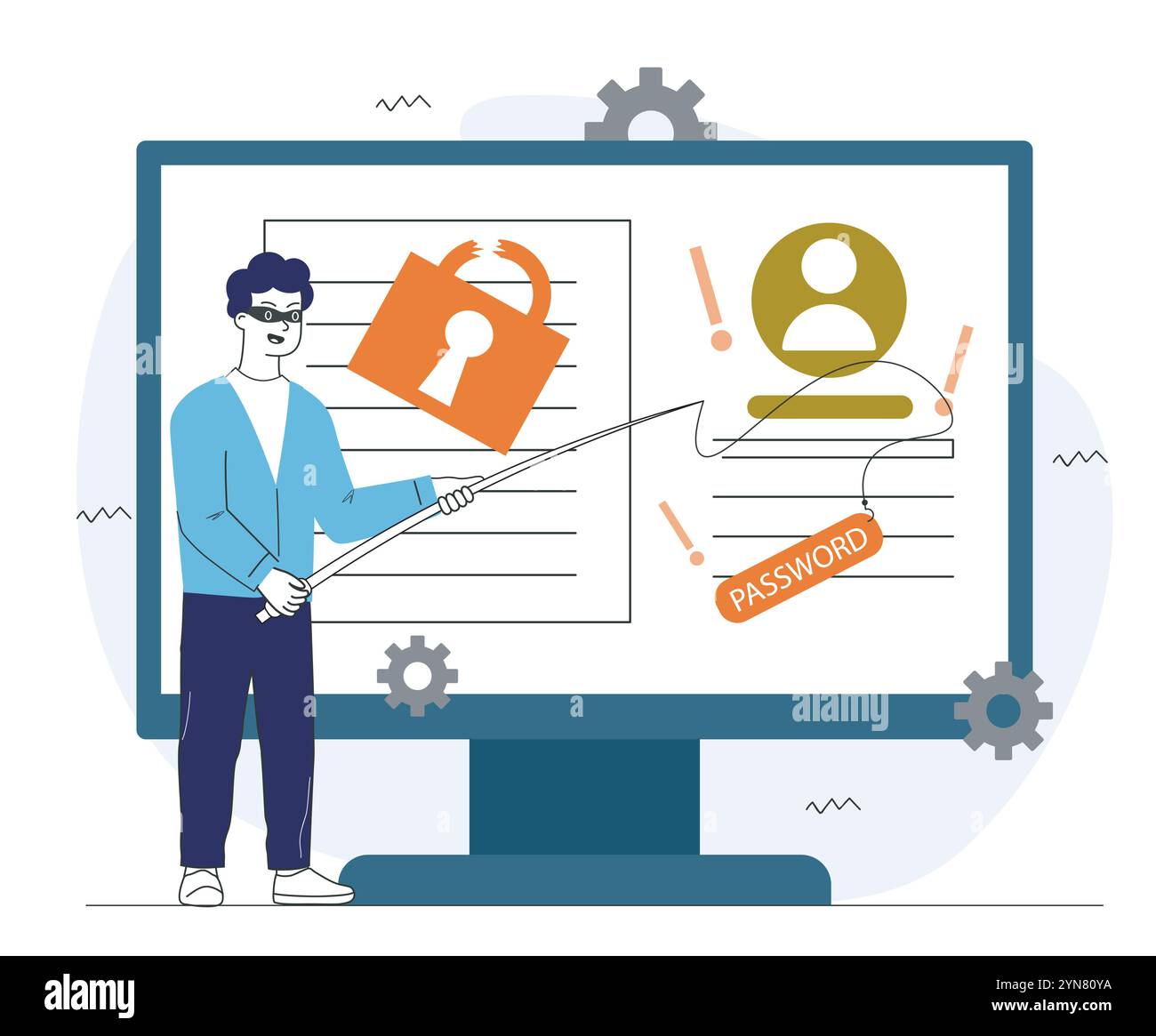 Rod blocked Stock Vector Images - Alamy
