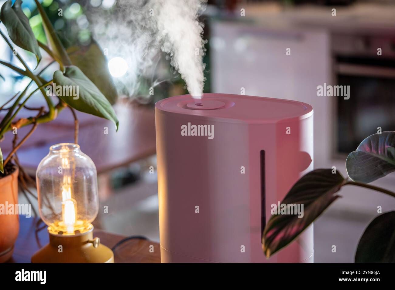 Modern air humidifier device during hi-res stock photography and images ...