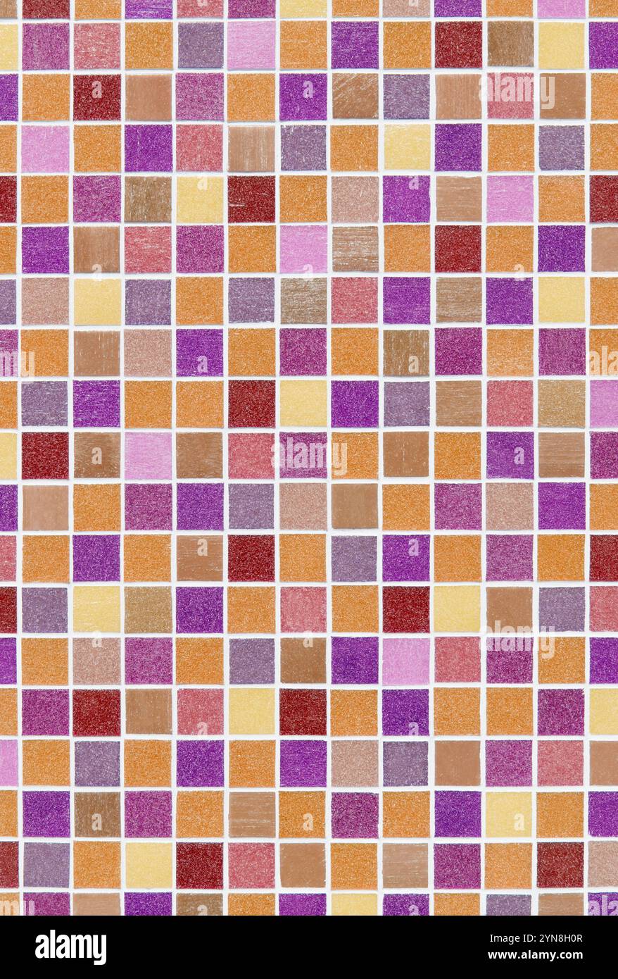Pink and yellow tile mosaic hi-res stock photography and images - Alamy