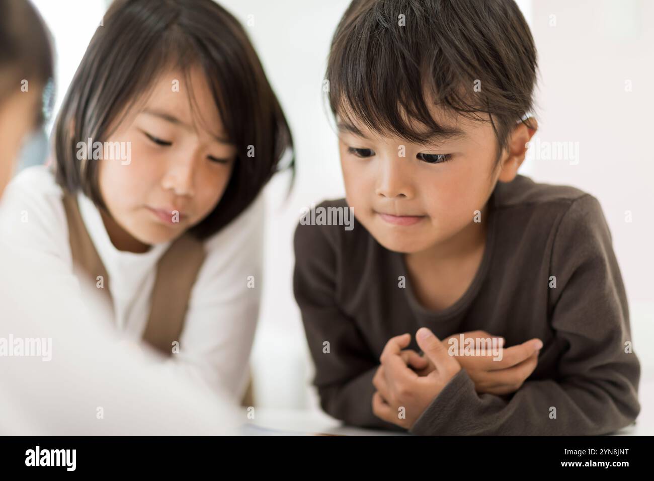 Children studying in the classroom Stock Photo - Alamy