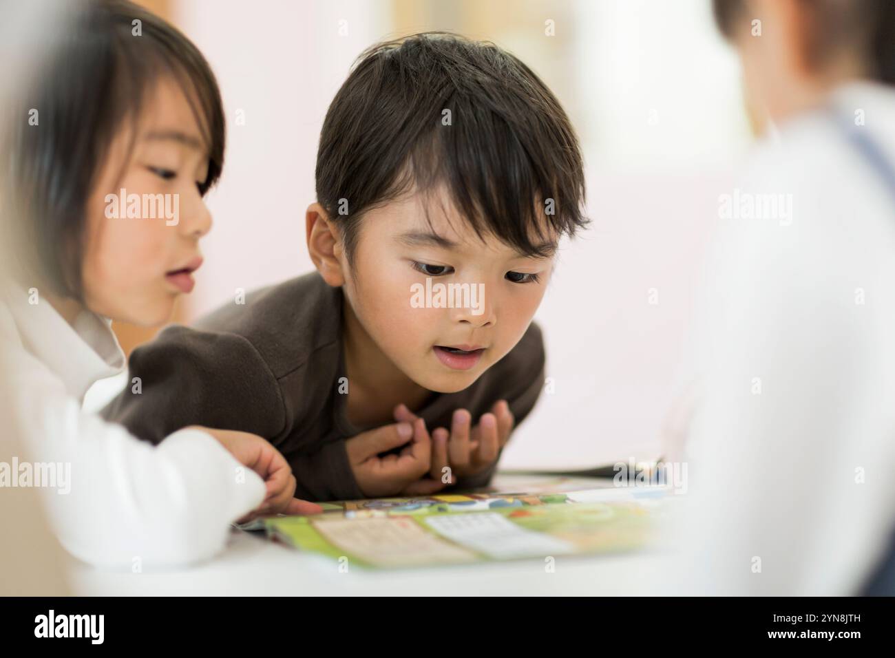 Children studying in the classroom Stock Photo - Alamy