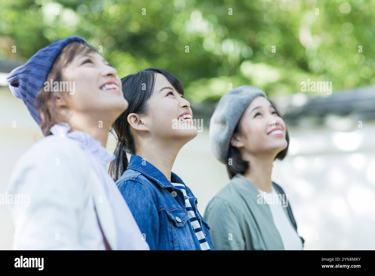 Three profile hi-res stock photography and images - Alamy