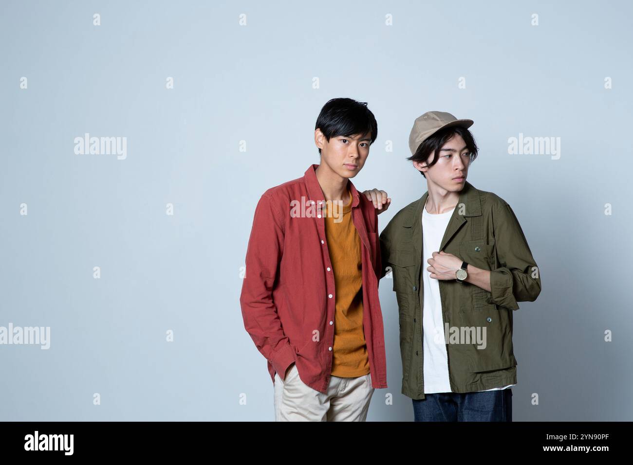 Portrait two black students hi-res stock photography and images - Alamy