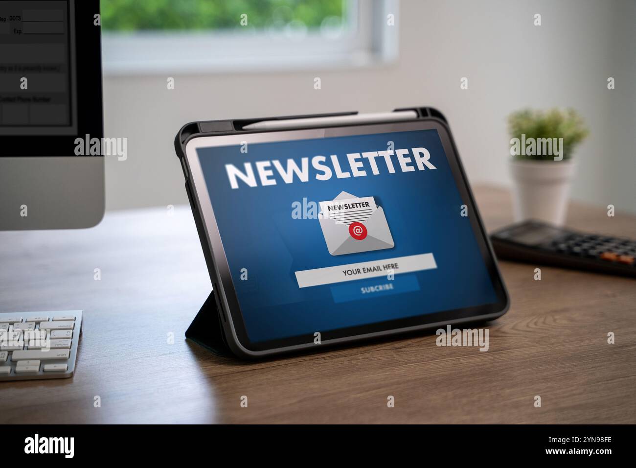 Newsletter template hi-res stock photography and images - Alamy