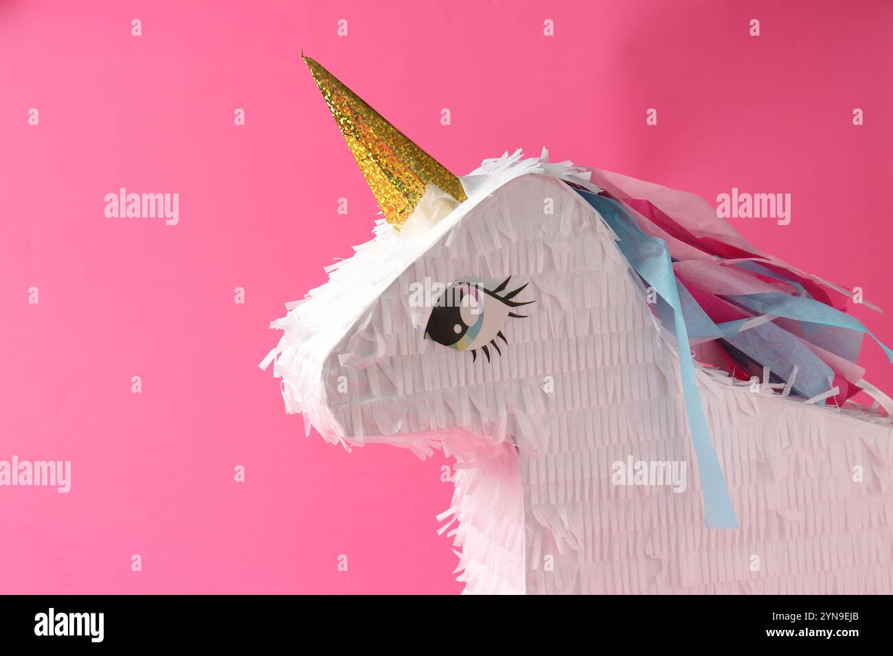 Child in pink unicorn hi-res stock photography and images - Alamy