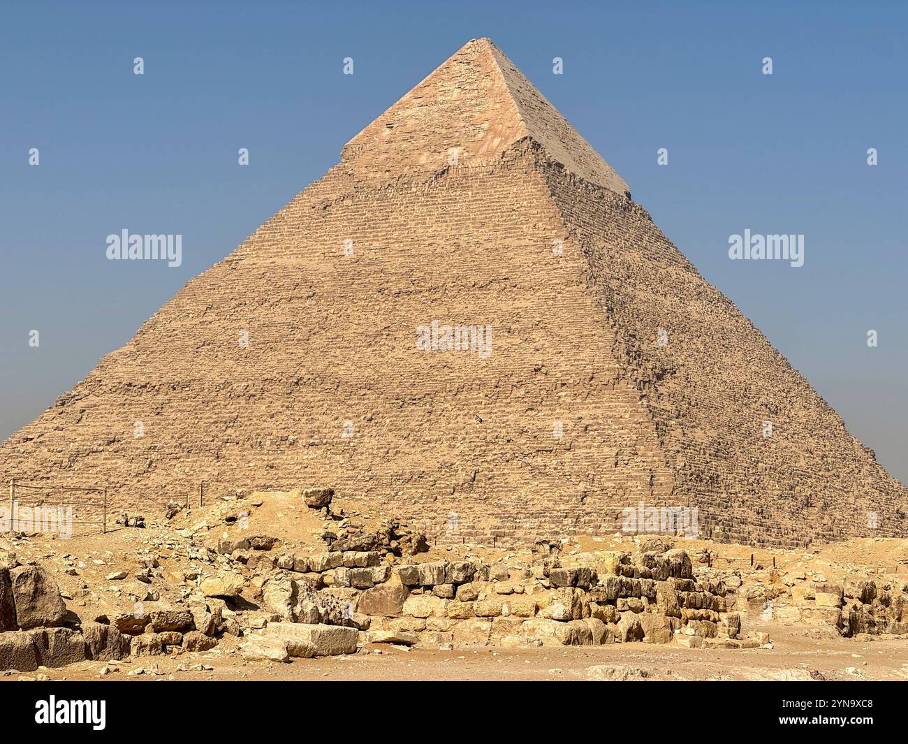 pyramid of giza country travel guide in egypt Stock Photo - Alamy