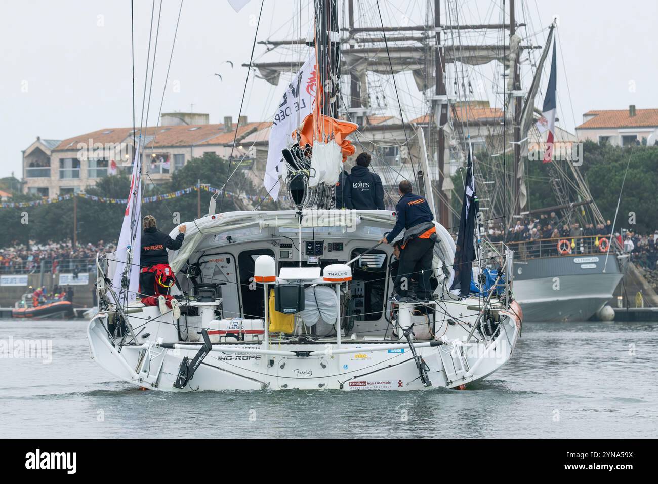 France, Vendee, Sables d'Olonne, Starting day of the Vendée Globe 2025