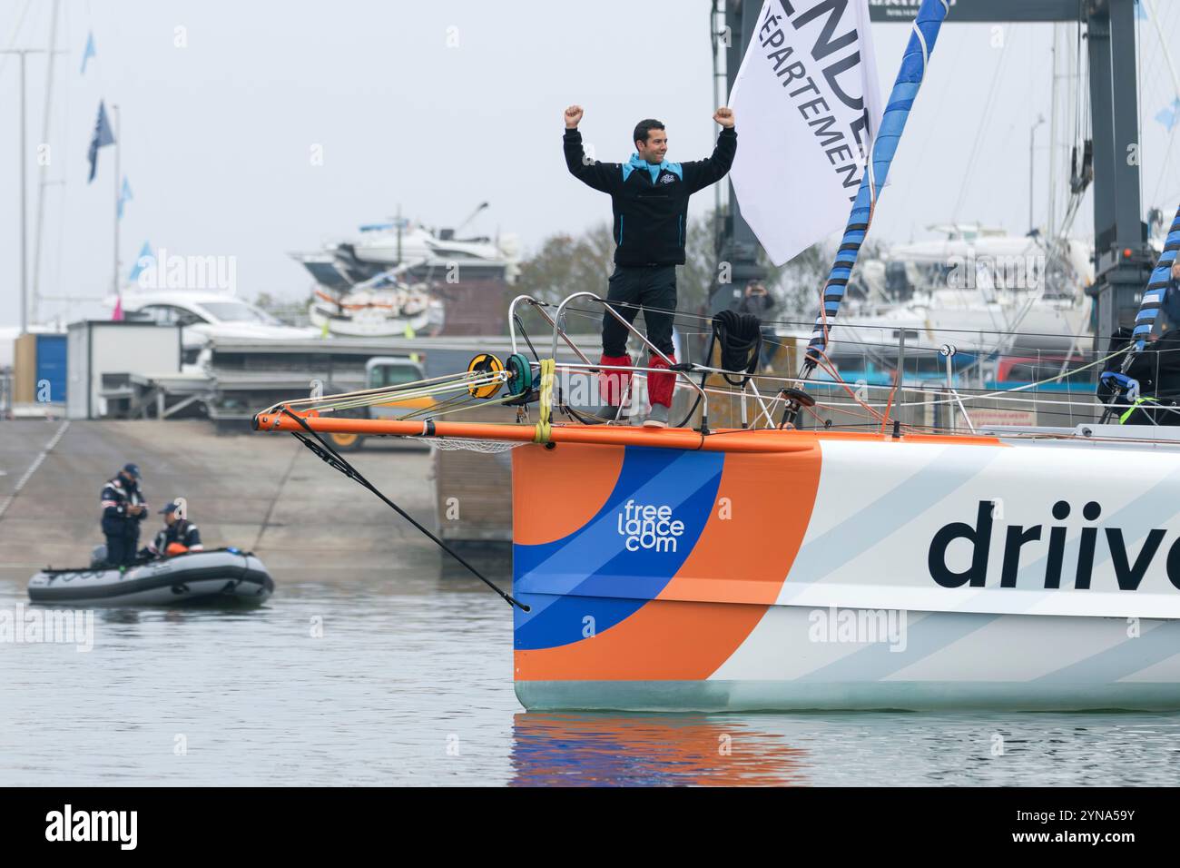 France, Vendee, Sables d'Olonne, Starting day of the Vendée Globe 2025