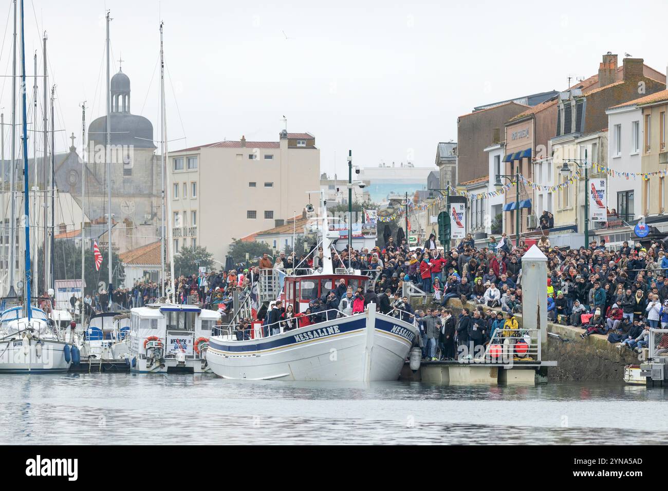 France, Vendee, Sables d'Olonne, Starting day of the Vendée Globe 2025