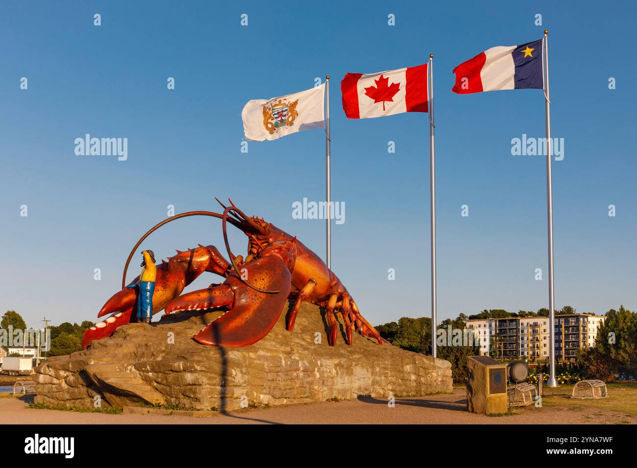 Canada, New Brunswick province, Shediac, the largest lobster in the ...