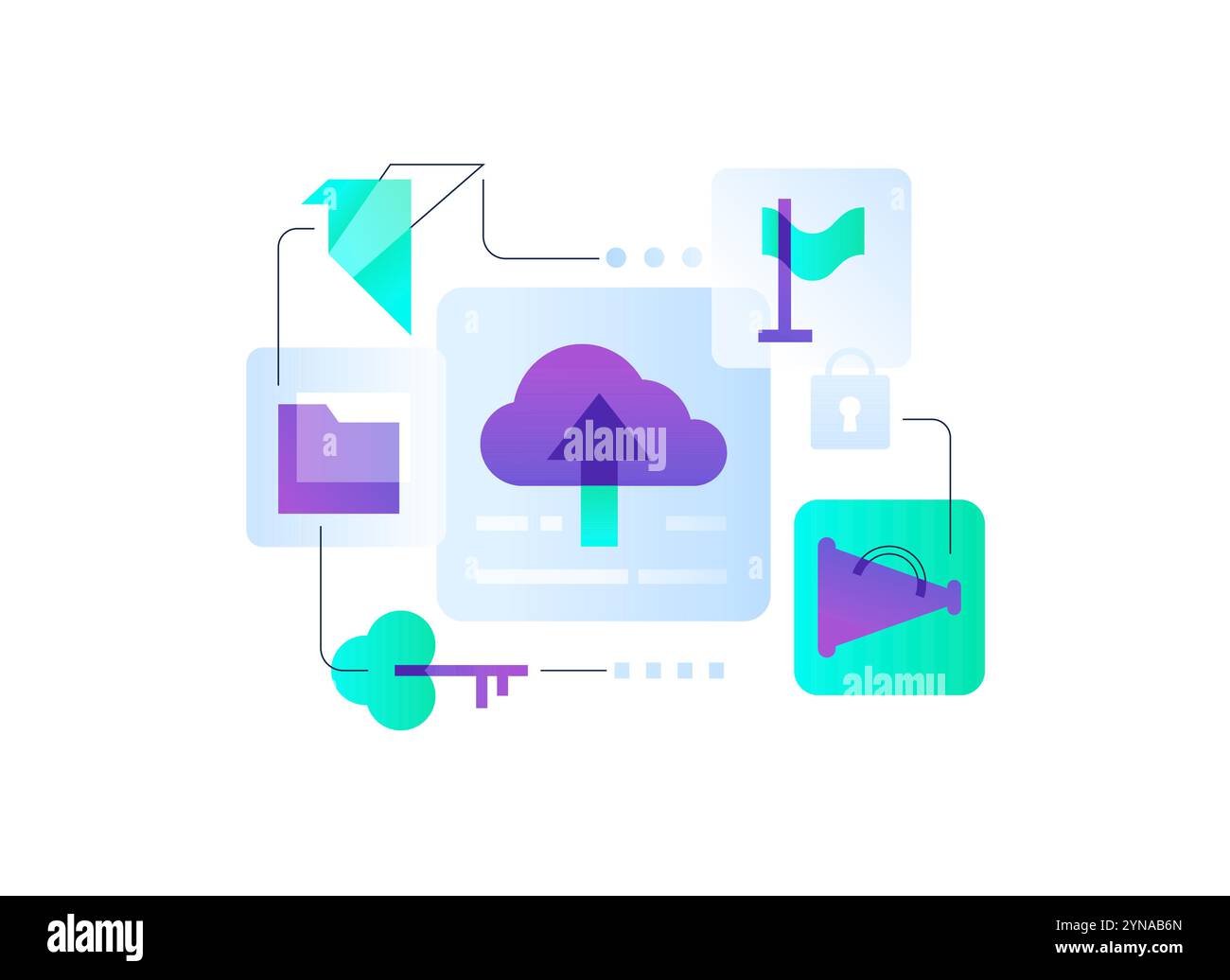 Business strategy and promotion - flat design style illustration Stock ...