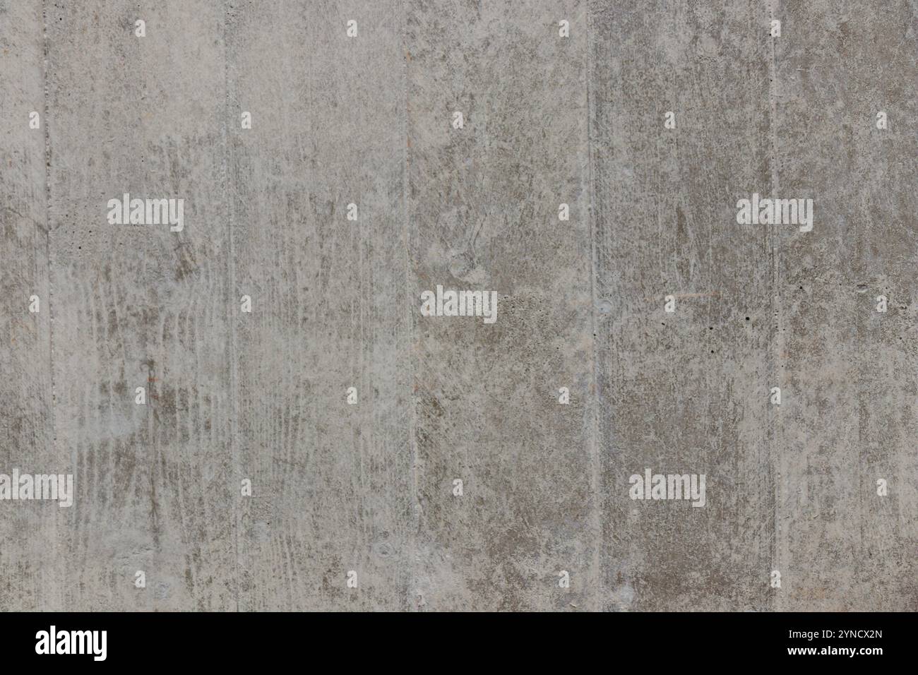 Dark concrete background surface, Texture of wooden formwork stamped on raw concrete wall as background Stock Photo