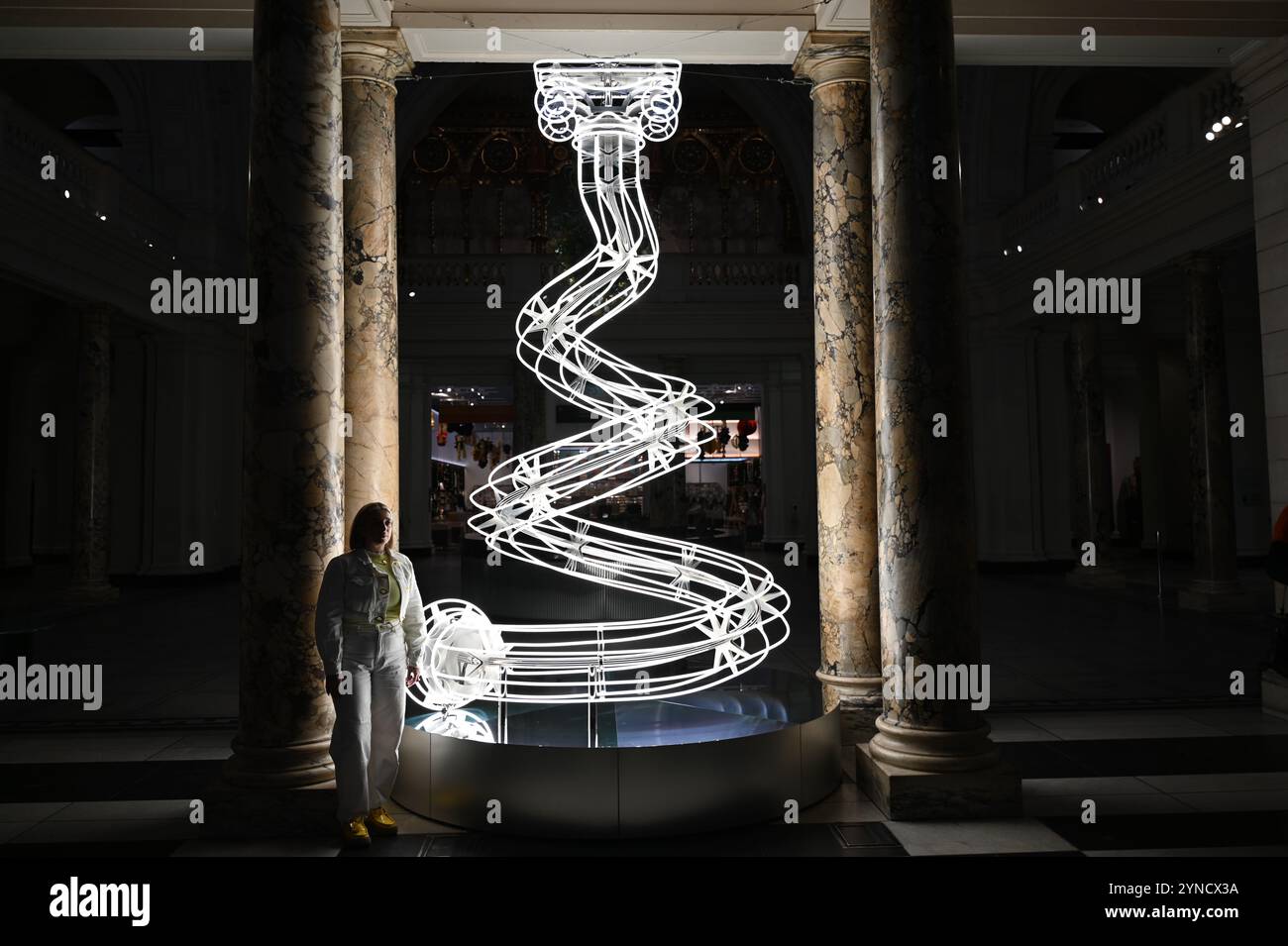 All Lit Up’ reimagines the traditional Christmas tree as a tall ...