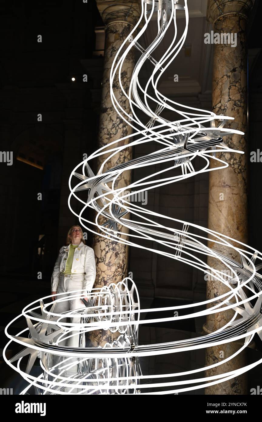 All Lit Up’ reimagines the traditional Christmas tree as a tall ...